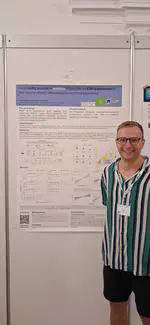 Levente Rónai receives an SAA 2026 Poster Award