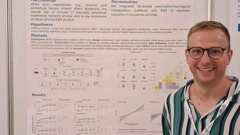 Levente Rónai receives an SAA 2026 Poster Award