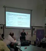 Tamás Nagy presents affective science research at ELTE’s Experience Sampling event
